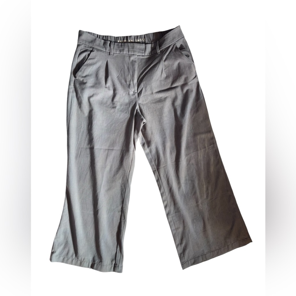American Eagle wide leg trousers size 14 short